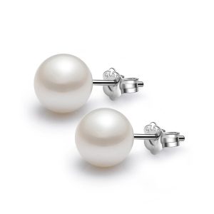 Aros Perla Cultivada Plata 925