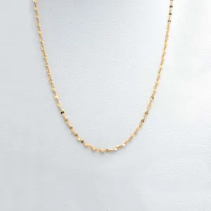 Cadena Caffe Oro Amarillo 18k