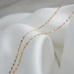Cadena Caffe Oro Amarillo 18k