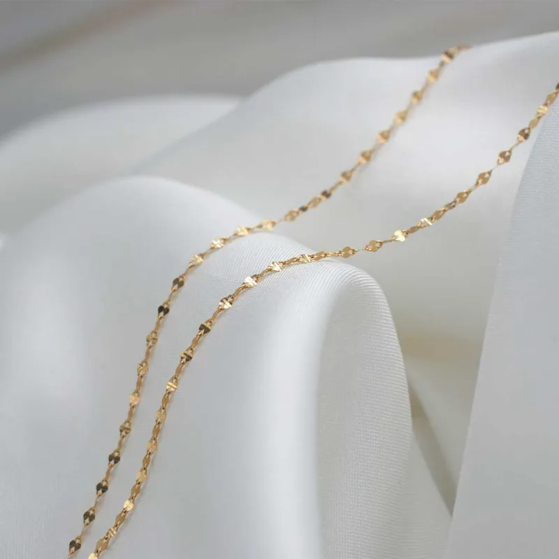 Cadena Caffe Oro Amarillo 18k
