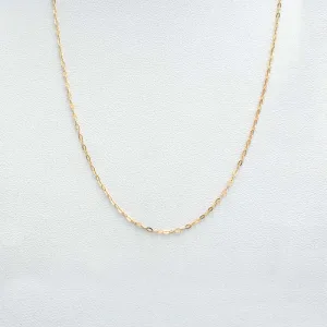 Cadena Espejo Oro Amarillo 18k