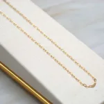 Cadena Espejo Oro Amarillo 18k