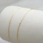 Cadena Espejo Oro Amarillo 18k