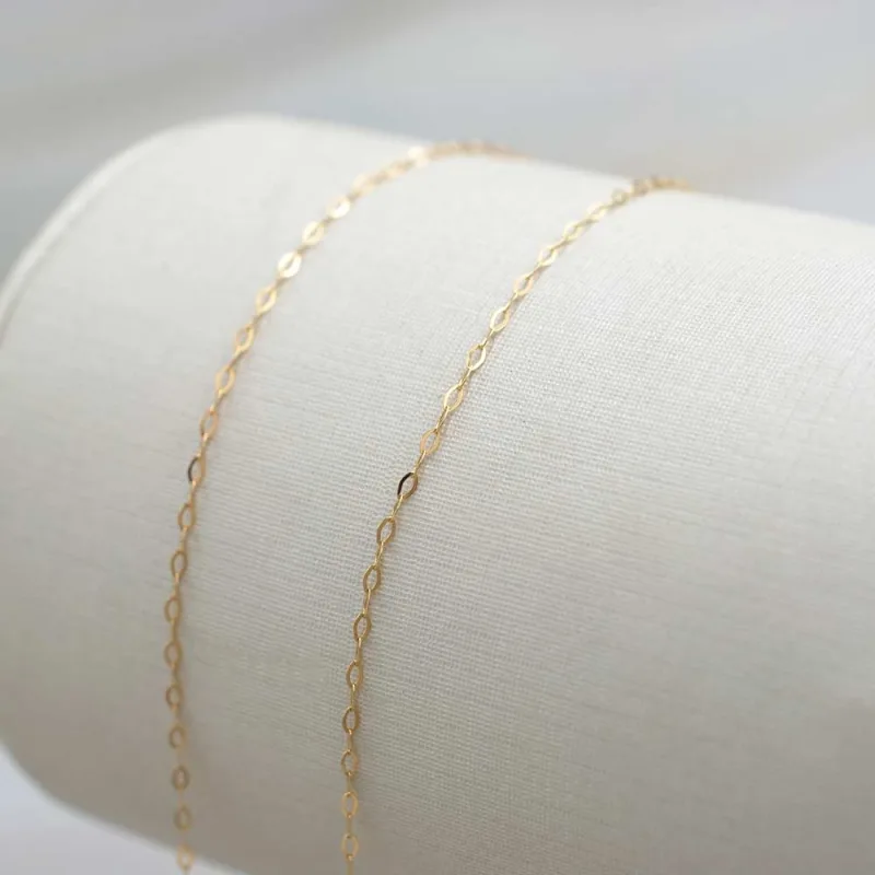 Cadena Espejo Oro Amarillo 18k