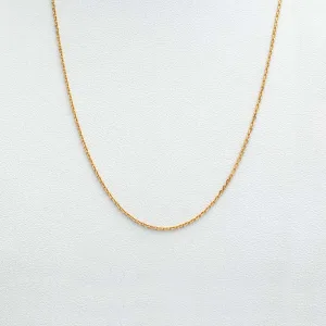 Cadena Forcetina Oro Amarillo 18k
