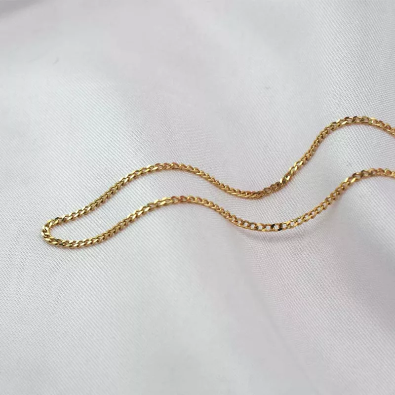 Cadena Grumet Oro Amarillo 18k