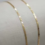 Cadena Piastrine Oro Amarillo 18k
