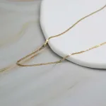 Cadena Piastrine Oro Amarillo 18k