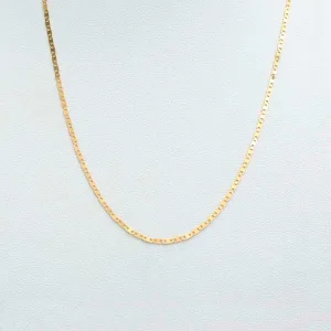 Cadena Piastrine Oro 18k