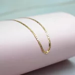 Cadena Piastrine Gruesa Oro Amarillo 18k