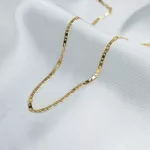 Cadena Piastrine Gruesa Oro Amarillo 18k