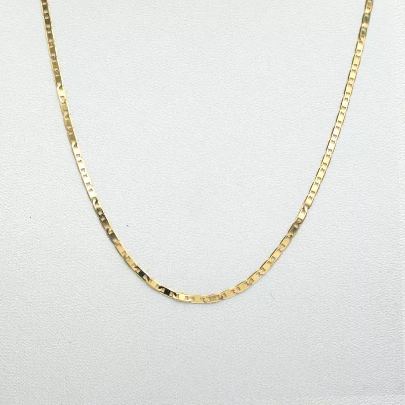 Cadena Piastrine Gruesa Oro Amarillo 18k