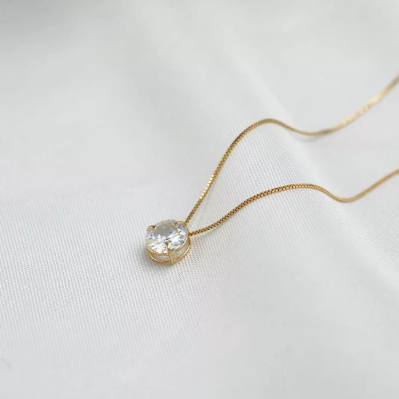 Cadena Punto de Luz Oro Amarillo 18k
