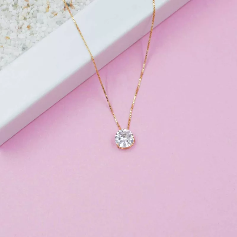 Cadena Punto de Luz Oro Amarillo 18k