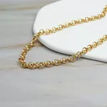 Cadena Rolo Oro Amarillo 18k