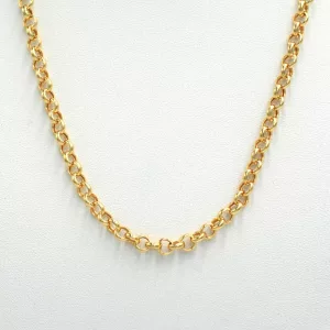 Cadena Rolo Gruesa Oro Amarillo 18k