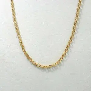 Cadena Rolo Mediana Oro Amarillo 18k