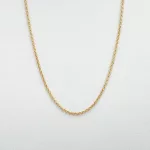 Cadena Rolo Mini Oro Amarillo 18k