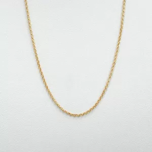 Cadena Rolo Mini Oro Amarillo 18k