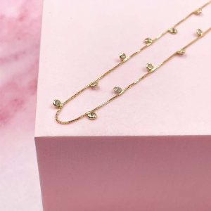 Collar Puntos de Luz Oro 18k