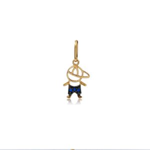 Colgante Niño Oro Amarillo 18k