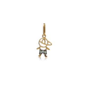 Colgante Niño Oro Amarillo 18k
