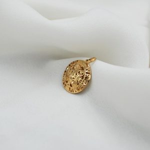 Colgante San Benito Troquelado Oro 18k Amarillo