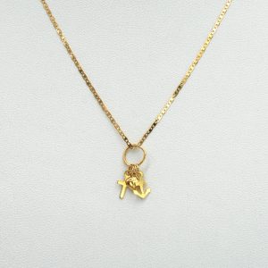 Conjunto Amor Esperanza y Fe Oro 18k