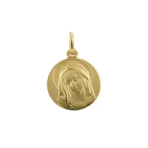 Medalla Virgen Oro 18k