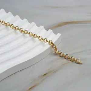 Pulsera Rolo Oro 18k