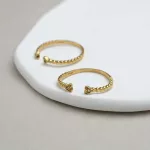 Anillo Dos Corazones Oro 18k