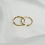 Anillo Dos Corazones Oro 18k