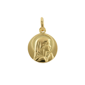 Medalla Virgen Niña Oro 18k