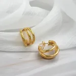 Aro Argolla Amelie Oro Amarillo 18k