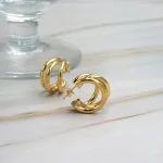 Aro Argolla Amelie Oro Amarillo 18k
