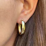 Aro Argolla Florence Oro Amarillo 18k