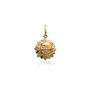 Colgante Sol Oro Amarillo 18k