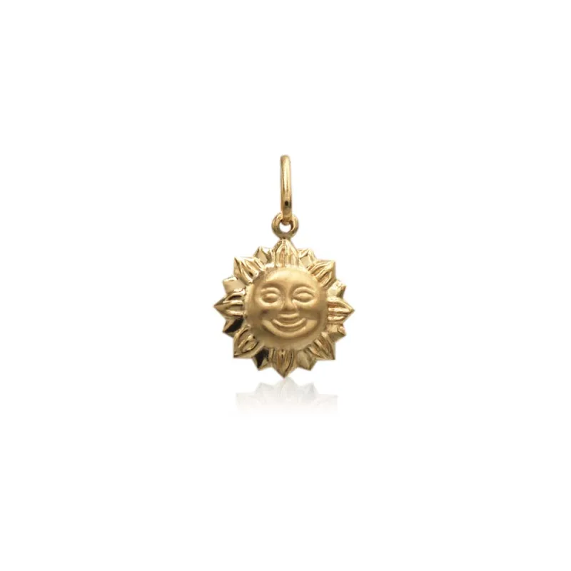 COL_SOL Colgante Sol Oro Amarillo 18k