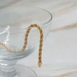 Pulsera Tourbillon Tricolor Gruesa Oro 18k