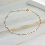 Pulsera Puntos de Luz Oro Amarillo 18k