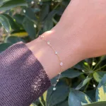 Pulsera Puntos de Luz Oro Amarillo 18k