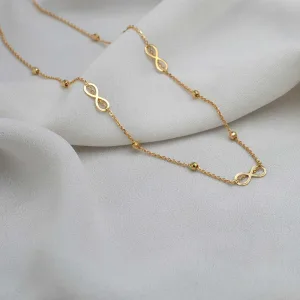 Collar Infinito Oro Amarillo 18k