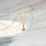 Conjunto Estrella Oro Amarillo 18k