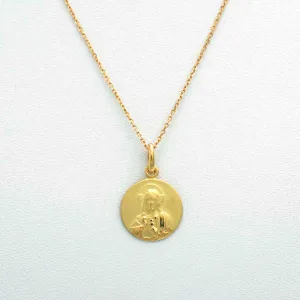Conjunto Sagrado Corazón Oro 18k