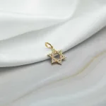 Colgante Estrella de David Oro 18k