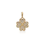 Colgante Trebol Oro 18k