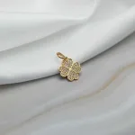 Colgante Trebol Oro 18k
