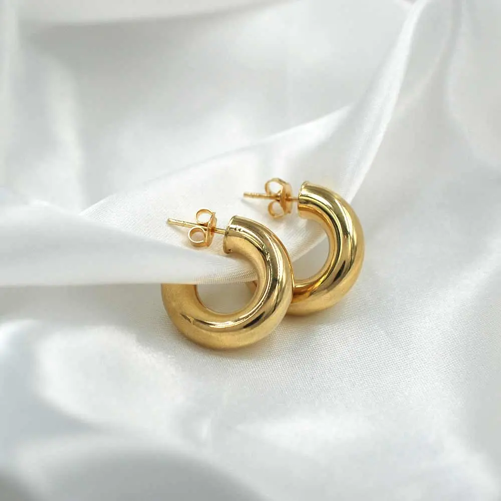 Aro Argolla Rio Oro Amarillo 18k