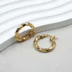 Aro Argolla Catalina Oro Amarillo 18k
