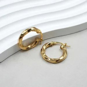 Aro Argolla Catalina Oro Amarillo 18k